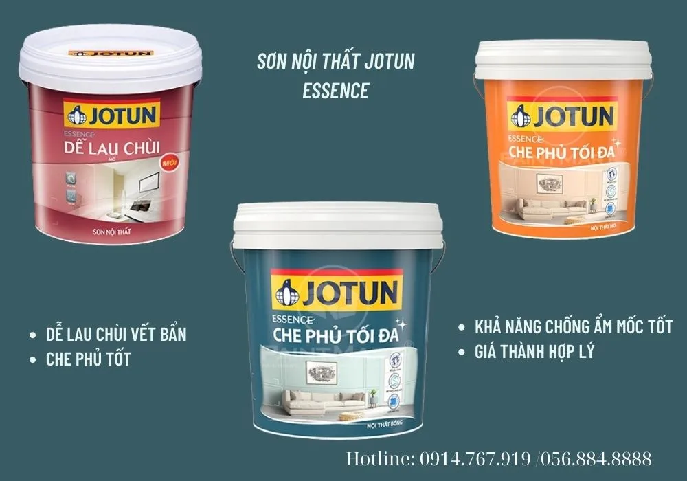 Tổng quan về sơn Jotun Essence nội thất