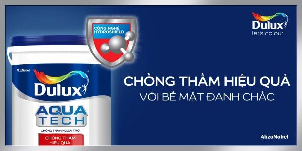 C8033 Dulux Aquatech chống thấm hiệu quả CT pha xi