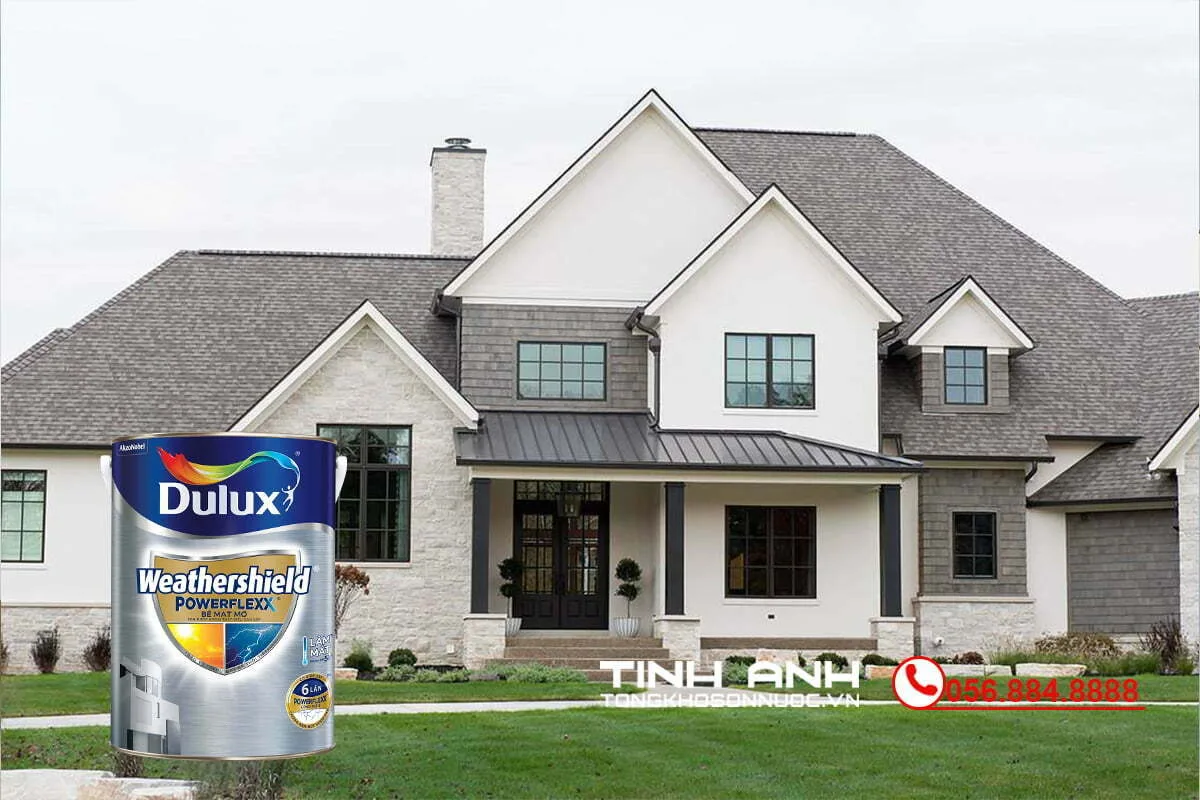 GJ8 – Dulux Weathershield PowerFlexx bề mặt mờ