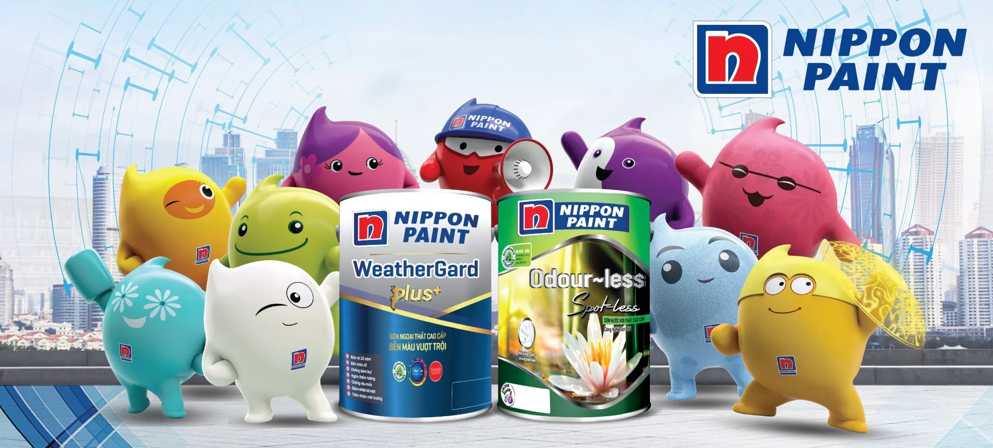 Những lưu ý khi sử dụng sơn ngoại thất Nippon