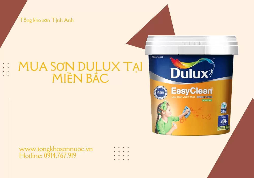 Phạm vi phân phối của Đại lý sơn Dulux chính hãng Tịnh Anh