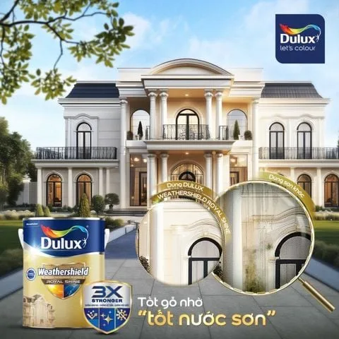 Sơn ngoại thất Dulux Weathershield