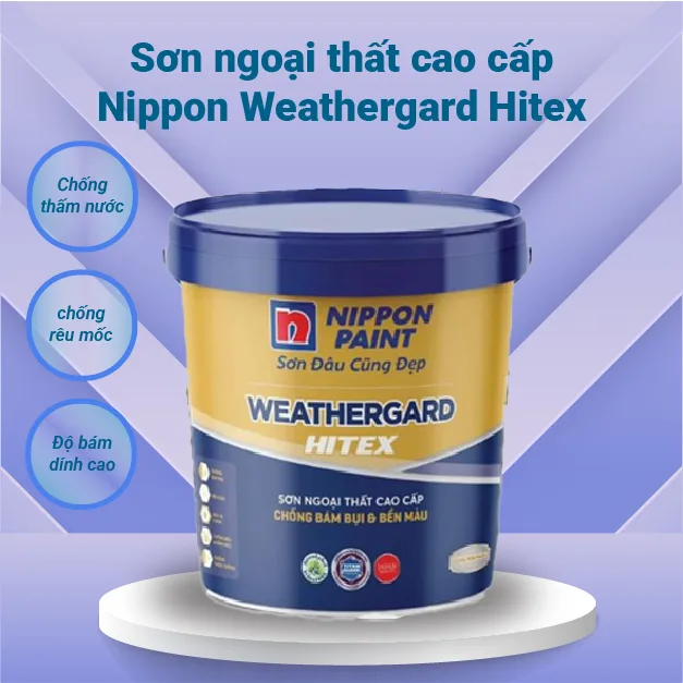 Sơn ngoại thất cao cấp Weathergard Hitex