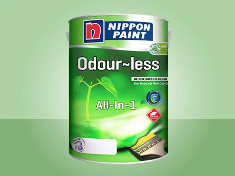 Sơn nội thất cao cấp NP Odour-Less All-in-1 bóng