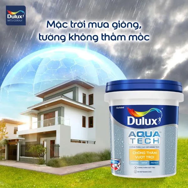 Y65 Dulux Aquatech chống thấm vượt trội CT pha xi