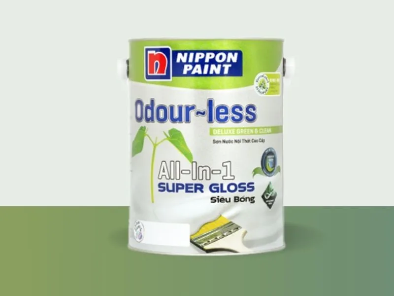 Sơn nội thất cao cấp NP Odour-Less All-in-1 siêu bóng