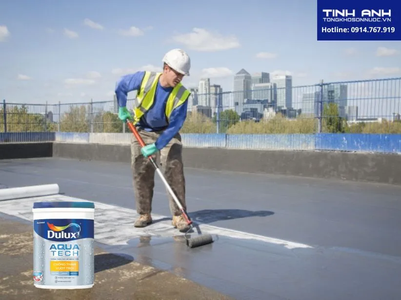 Thi công sơn chống thấm Dulux - Bền đẹp vượt trội