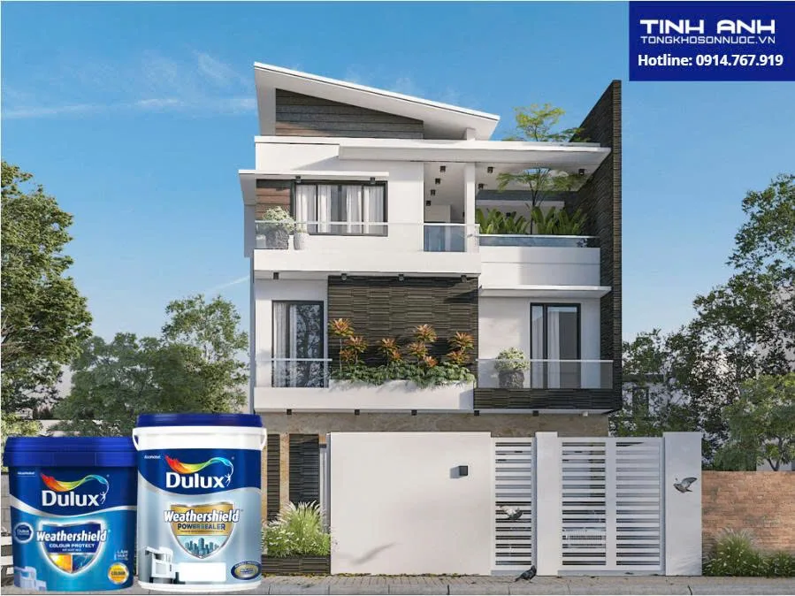 Sơn ngoại thất cao cấp Dulux Weathershield