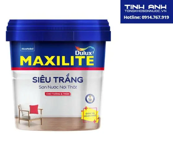 Sơn nội thất Maxilite Siêu Trắng MT 5L