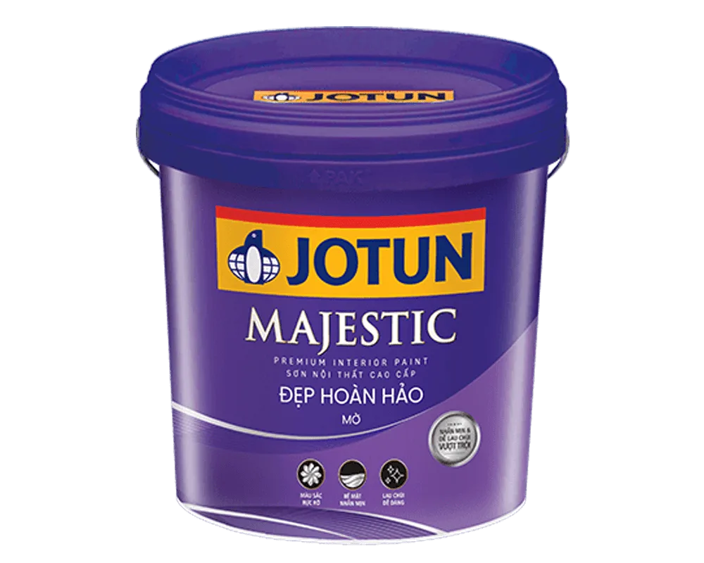 Sơn Jotun Majestic Đẹp Hoàn Hảo Mờ