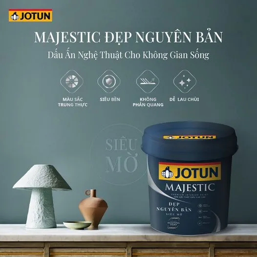 Sơn Jotun Majestic Đẹp Nguyên Bản