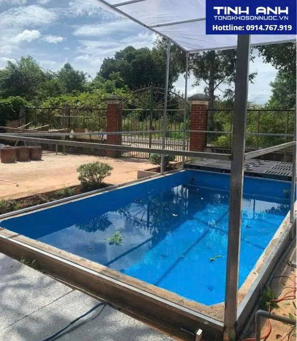 Sơn Epoxy cho hồ nước – Bảo vệ bền vững, chống thấm hiệu quả