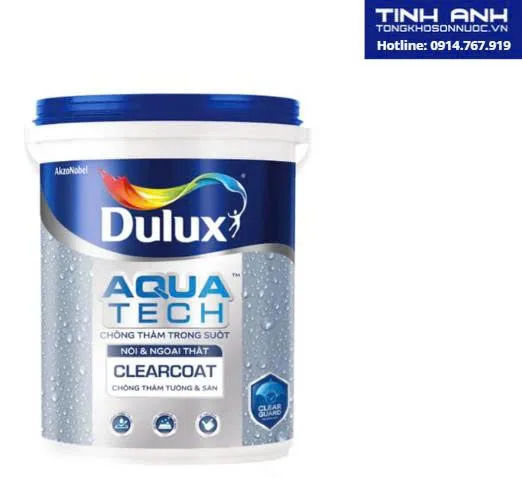 Chất Chống Thấm Trong Suốt Dulux Aquatech Clearcoat V179 5L