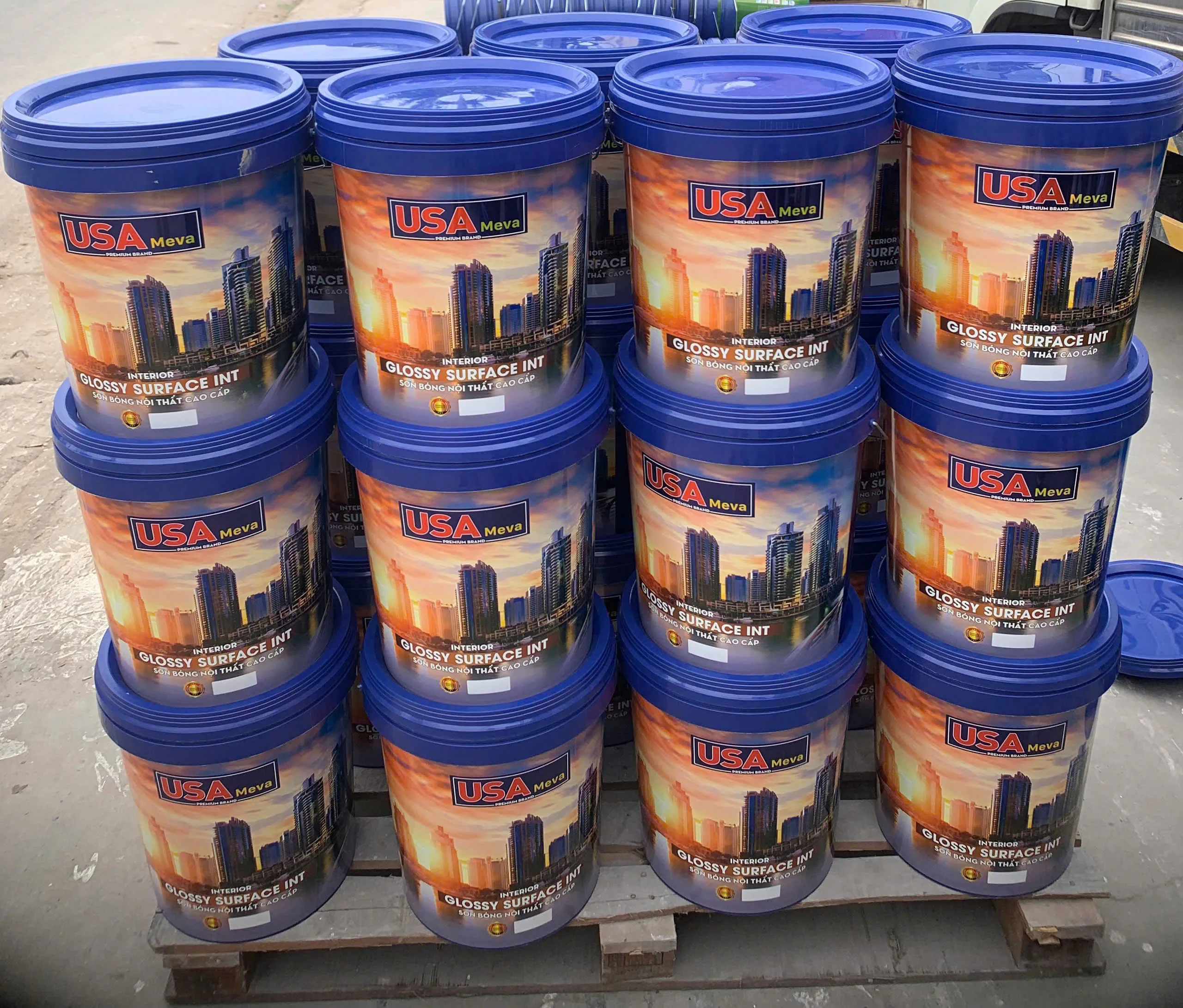 Sơn phủ nội thất USA Meva