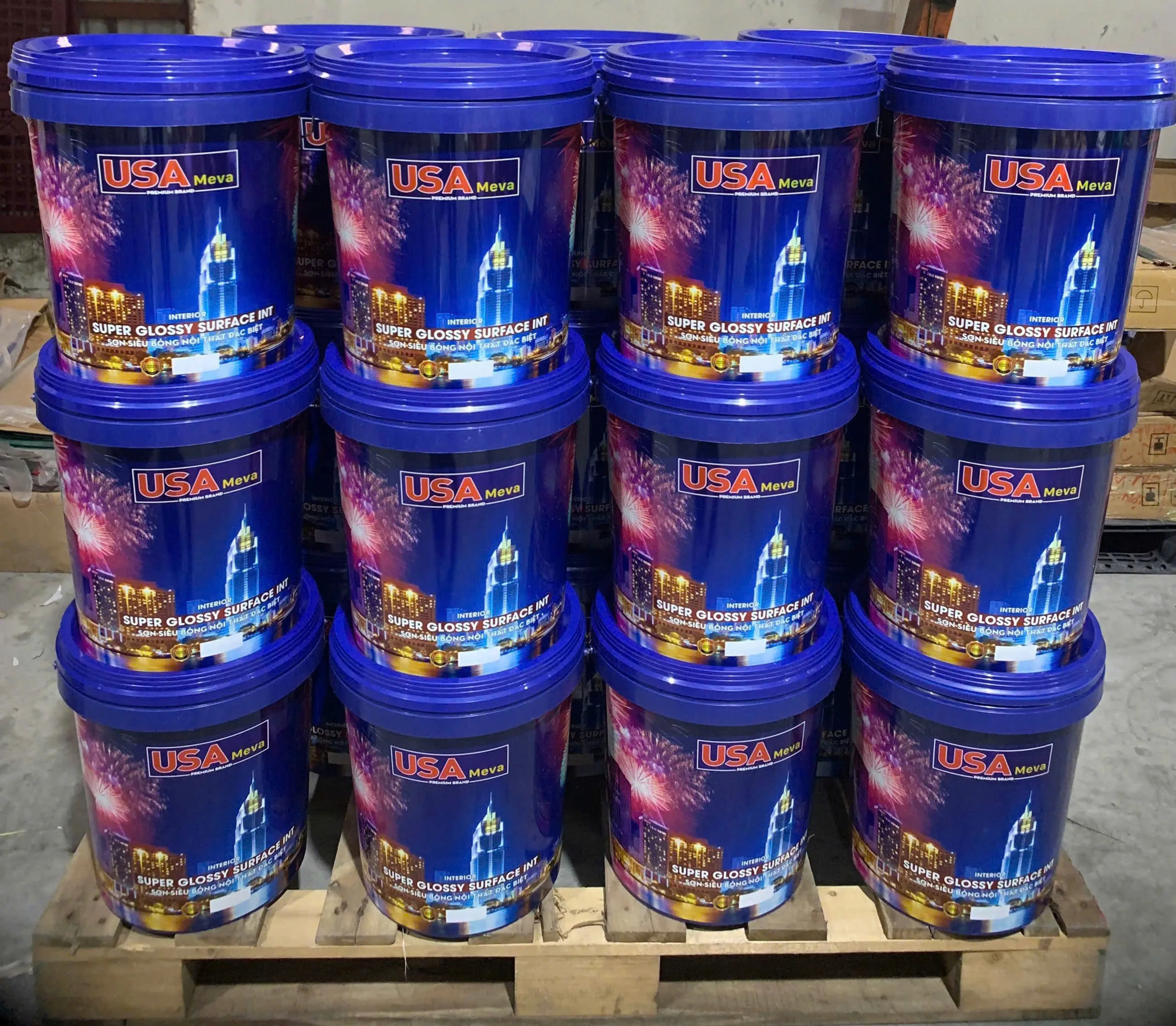 Sơn phủ nội thất USA Meva
