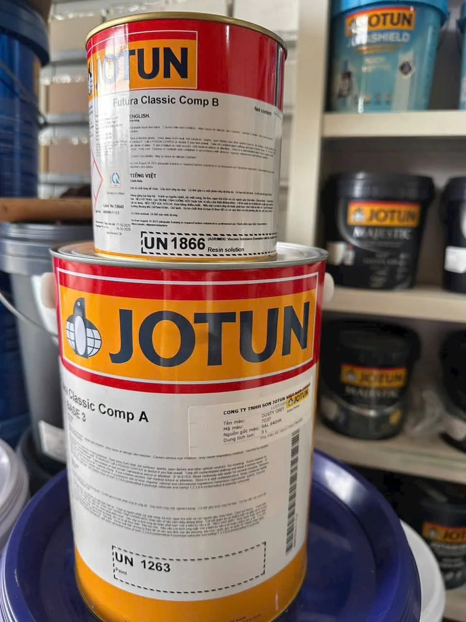 Sơn Jotun cho kết cấu sắt ngoài trời là gì?