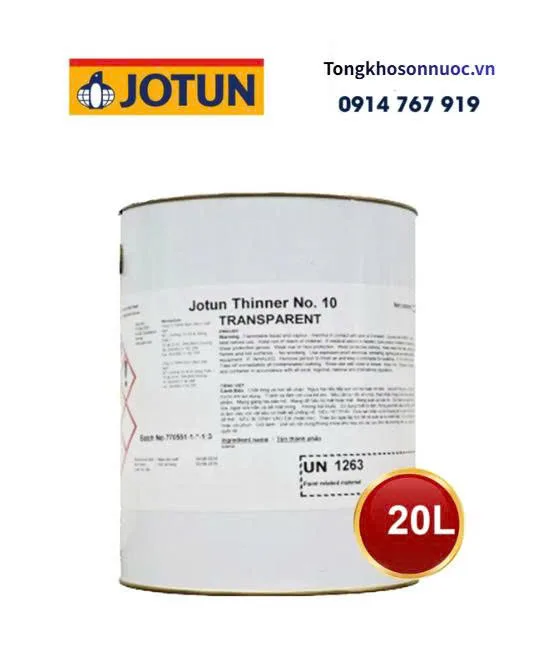Dung môi Thinner No.10 20L