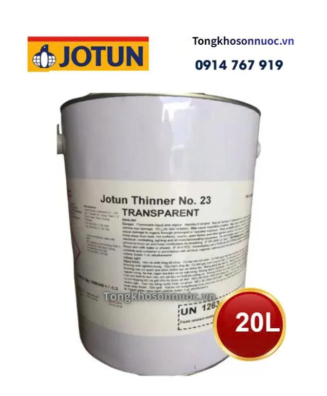 Dung môi thinner No. 23 20L