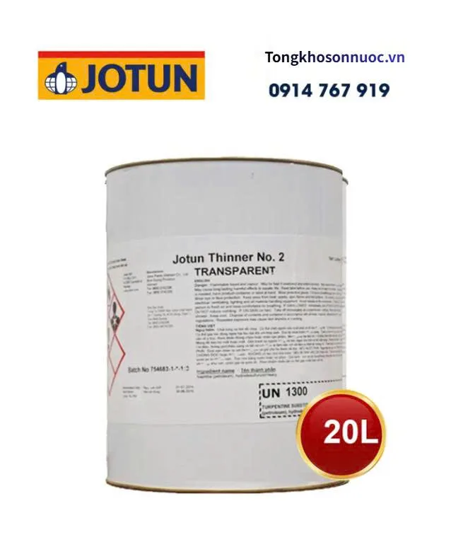 Dung môi thinner No.2 20L