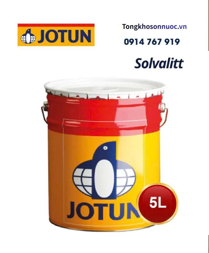 Sơn chịu nhiệt Solvalitt Bộ 5L