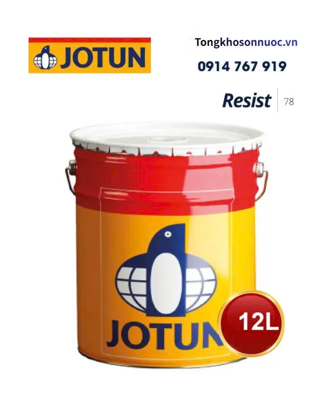 Sơn lót chống ăn mòn Resist 78 bộ 12L